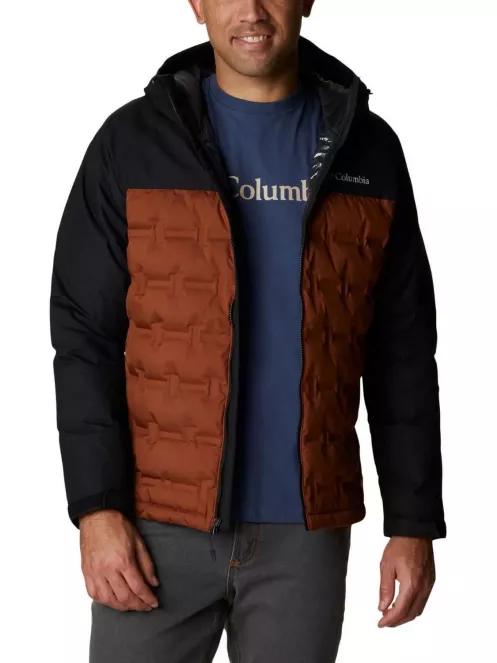 Columbia Grand Trek Down Jacket férfi pehelykabát barna színben 6