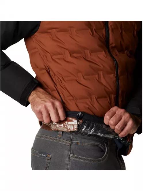 Columbia Grand Trek Down Jacket férfi pehelykabát barna színben 7