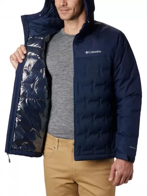 Columbia Grand Trek Down Jacket férfi pehelykabát kék színben 4