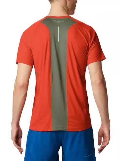 Columbia Titan Ultra II Short Sleeve férfi rövid ujjú sport póló narancssárga színben 4