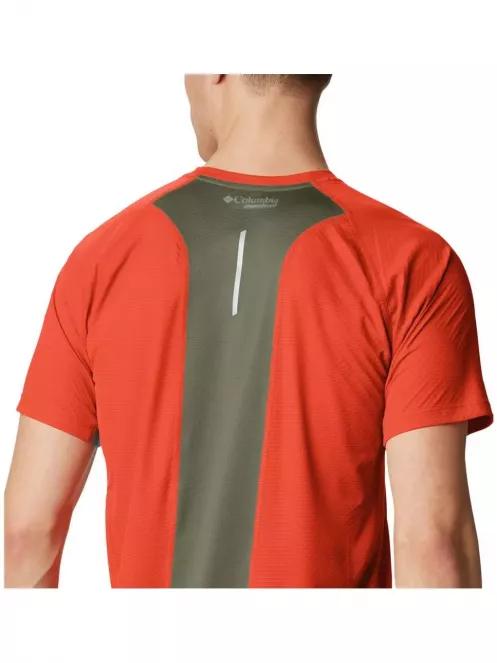 Columbia Titan Ultra II Short Sleeve férfi rövid ujjú sport póló narancssárga színben 6