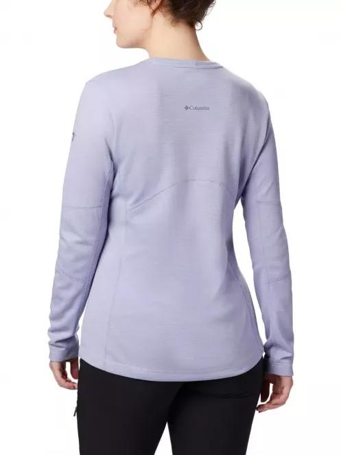 Columbia Mount Defiance Long Sleeve Knit női hosszú ujjú sport póló lila színben 3