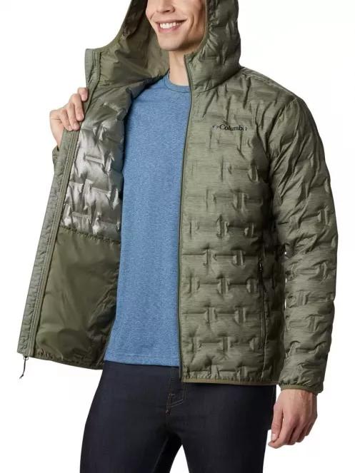 Columbia Delta Ridge Down Hooded Jacket férfi átmeneti kabát zöld színben 5