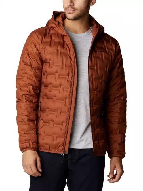 Columbia Delta Ridge Down Hooded Jacket férfi átmeneti kabát barna színben 2