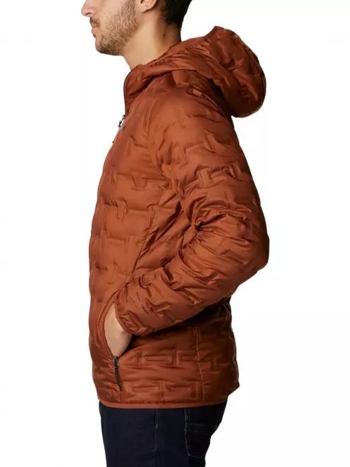 Columbia Delta Ridge Down Hooded Jacket férfi átmeneti kabát barna színben 4