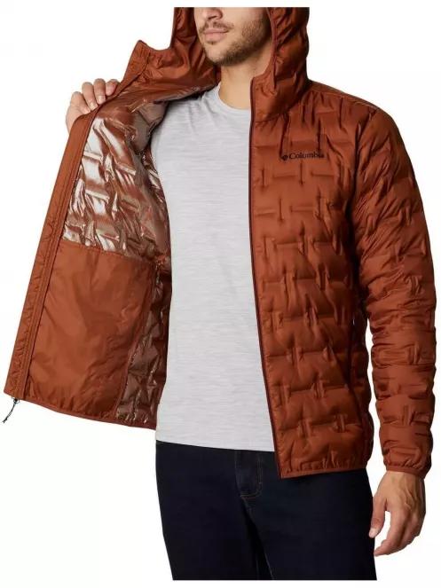 Columbia Delta Ridge Down Hooded Jacket férfi átmeneti kabát barna színben 5