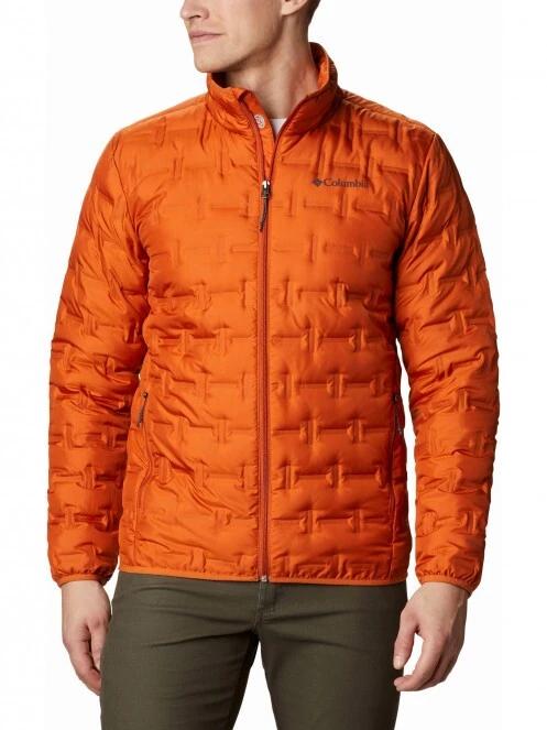 Columbia Delta Ridge Down Jacket férfi átmeneti kabát narancssárga színben 2