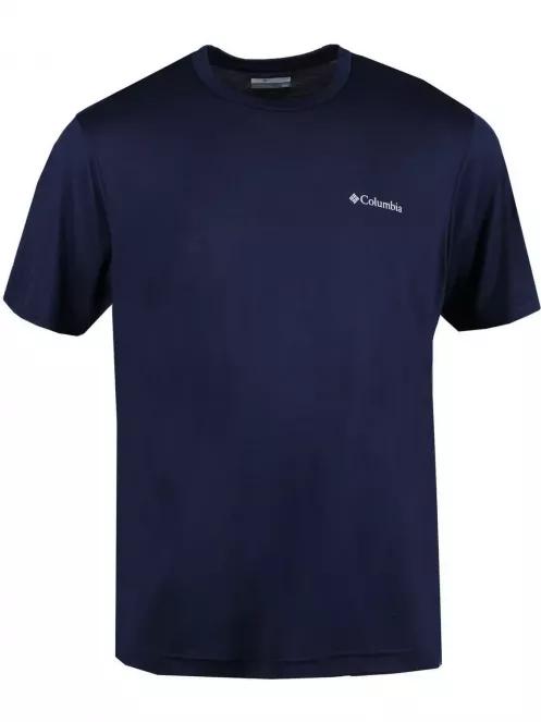 Columbia Maxtrail SS Logo Tee férfi rövid ujjú sport póló kék színben 2