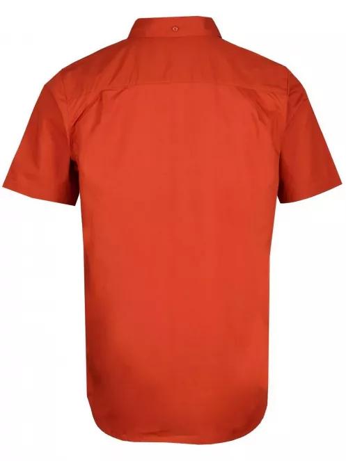 Columbia Brentyn Trail II SS Shirt férfi rövid ujjú ing narancssárga színben 3
