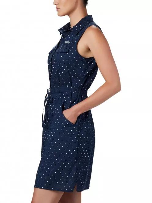 Columbia Bonehead Stretch SL Dress női nyári ruha kék színben 4