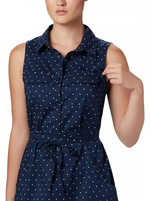 Columbia Bonehead Stretch SL Dress női nyári ruha kék színben 5