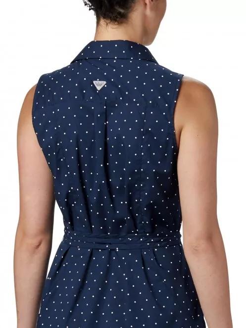 Columbia Bonehead Stretch SL Dress női nyári ruha kék színben 6