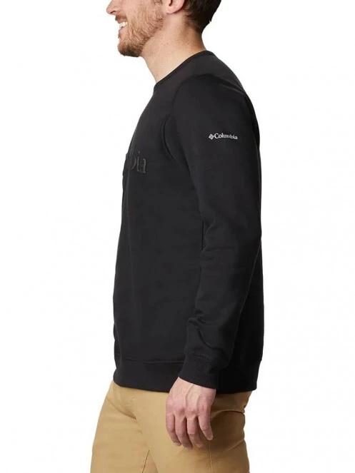Columbia M Columbia Logo Fleece Crew férfi pulóver fekete színben 4