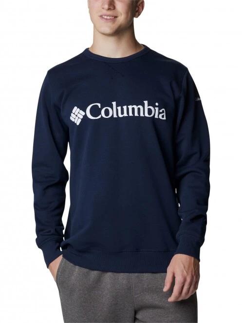 Columbia M Columbia Logo Fleece Crew férfi pulóver kék színben 2