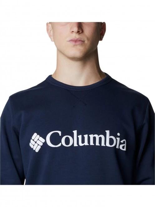 Columbia M Columbia Logo Fleece Crew férfi pulóver kék színben 4