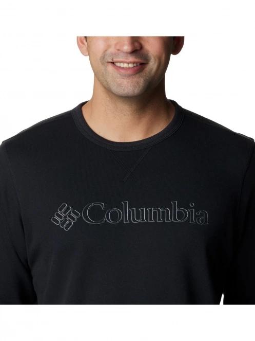 Columbia M Columbia Logo Fleece Crew férfi pulóver fekete színben 5