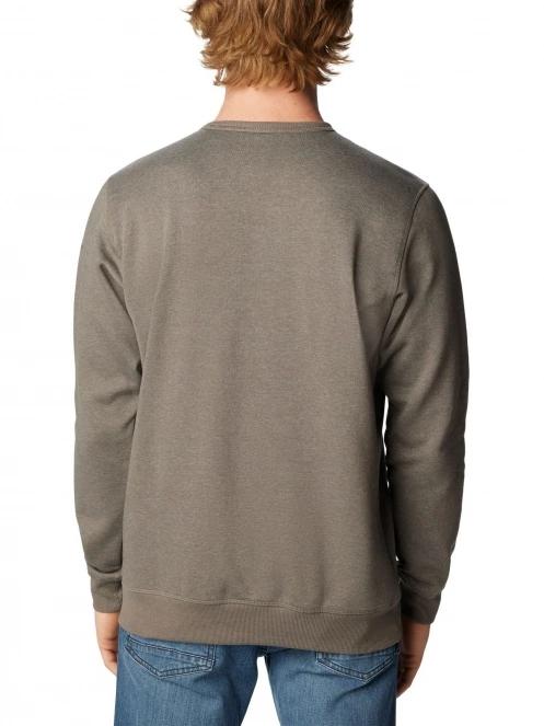 Columbia M Columbia Logo Fleece Crew férfi pulóver szürke színben 4