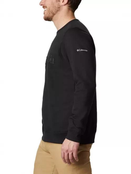 Columbia M Columbia Logo Fleece Crew férfi pulóver fekete színben 4