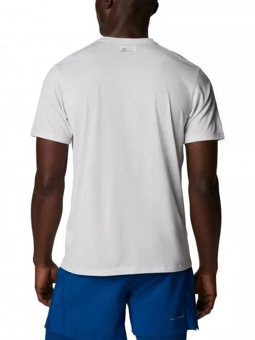 Columbia Trinity Trail Graphic Tee férfi rövid ujjú sport póló fehér színben 3