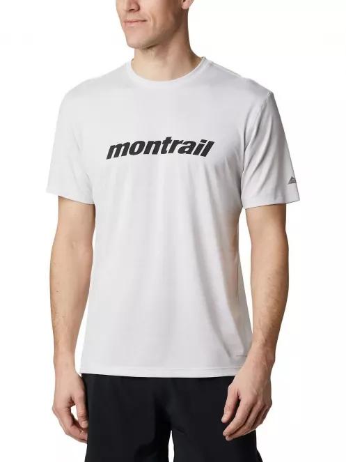 Columbia Trinity Trail Graphic Tee férfi rövid ujjú sport póló fehér színben 2