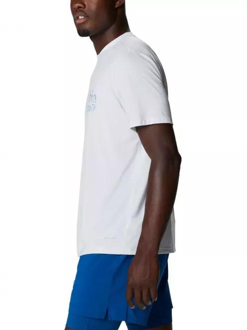 Columbia Trinity Trail Graphic Tee férfi rövid ujjú sport póló fehér színben 3