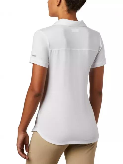 Columbia Essential Elements Polo női galléros póló fehér színben 4
