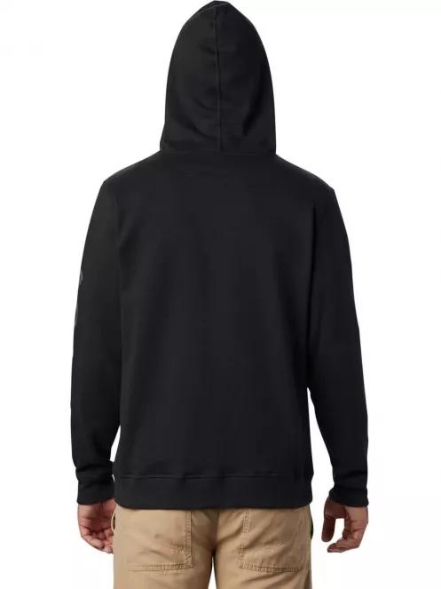 Columbia M Columbia Logo Fleece FZ férfi kapucnis pulóver fekete színben 3