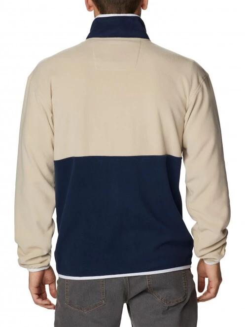 Columbia Back Bowl Fleece Lightweight férfi polár pulóver homok színben 4