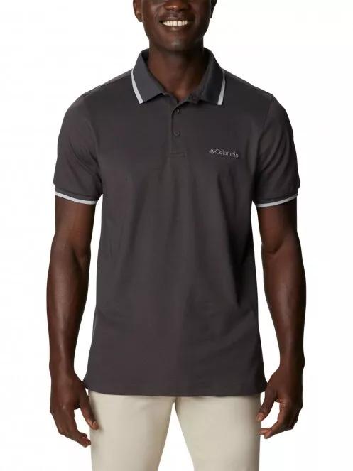 Columbia Cove Dome Butte Solid Pique Polo férfi galléros póló szürke színben 2