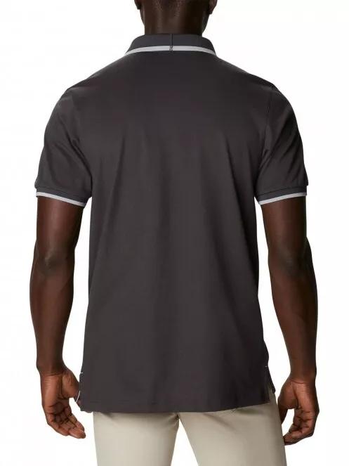 Columbia Cove Dome Butte Solid Pique Polo férfi galléros póló szürke színben 3