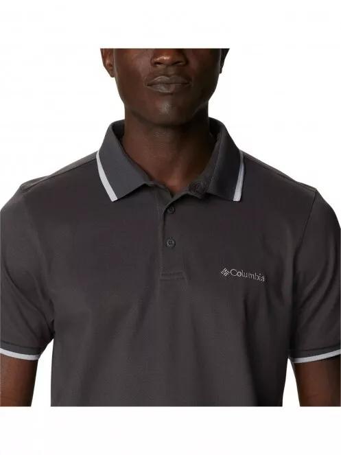 Columbia Cove Dome Butte Solid Pique Polo férfi galléros póló szürke színben 5