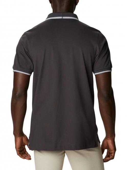 Columbia Cove Dome Butte Solid Pique Polo férfi galléros póló fekete színben 4