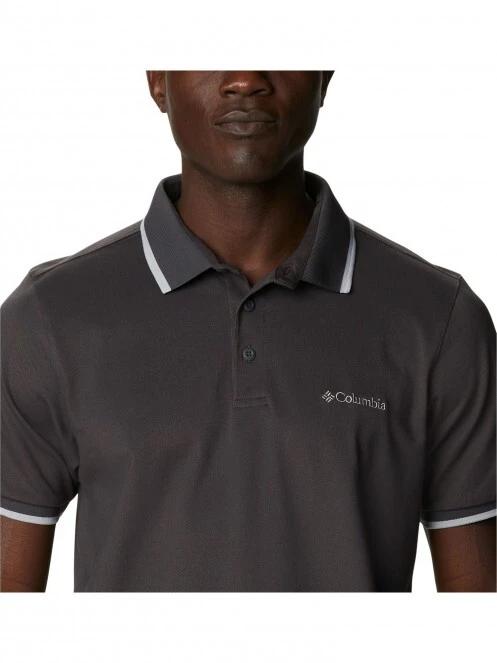 Columbia Cove Dome Butte Solid Pique Polo férfi galléros póló fekete színben 5