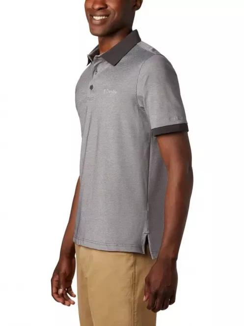 Columbia Cove Dome Butte Solid Pique Polo férfi galléros póló fekete színben 3