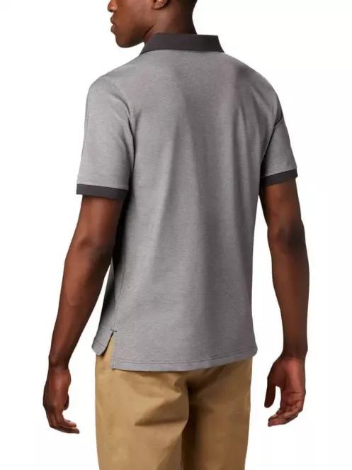 Columbia Cove Dome Butte Solid Pique Polo férfi galléros póló fekete színben 4