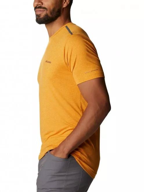 Columbia Tech Trail Crew Neck férfi rövid ujjú sport póló narancssárga színben 4