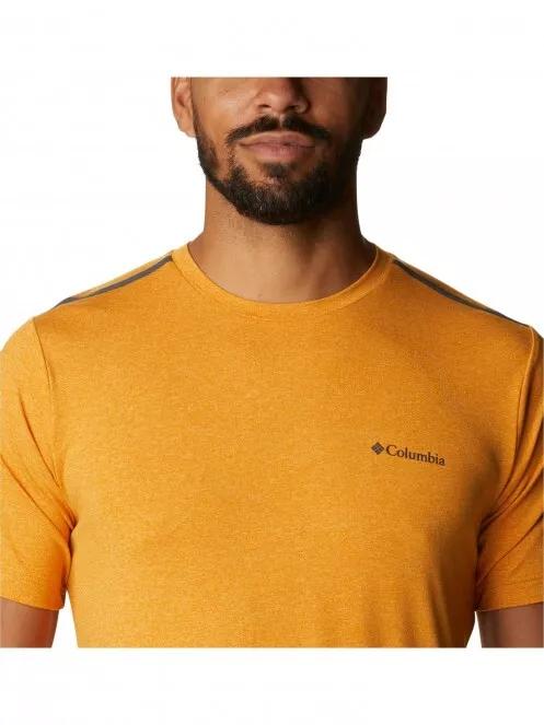 Columbia Tech Trail Crew Neck férfi rövid ujjú sport póló narancssárga színben 5