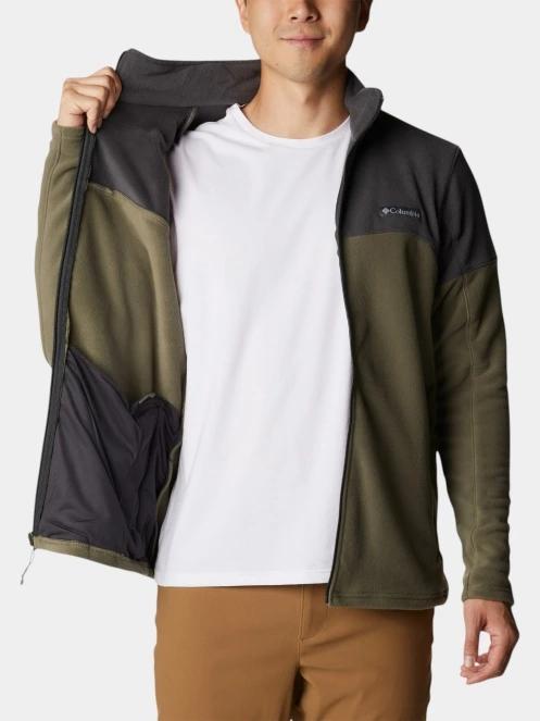 Columbia Basin Trail III Full Zip férfi polár pulóver zöld színben 6