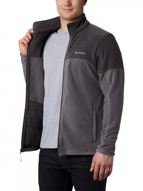Columbia Basin Trail III Full Zip férfi polár pulóver szürke színben 5