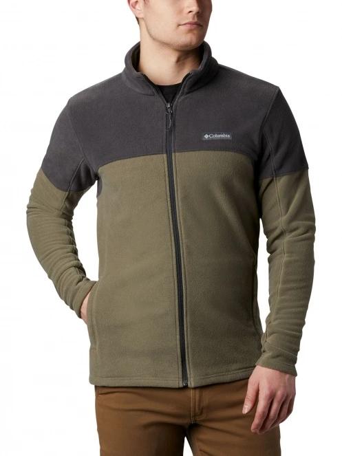 Columbia Basin Trail III Full Zip férfi polár pulóver zöld színben 2