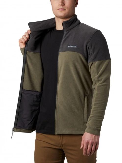 Columbia Basin Trail III Full Zip férfi polár pulóver zöld színben 5