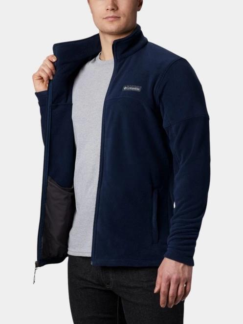 Columbia Basin Trail III Full Zip férfi polár pulóver kék színben 5