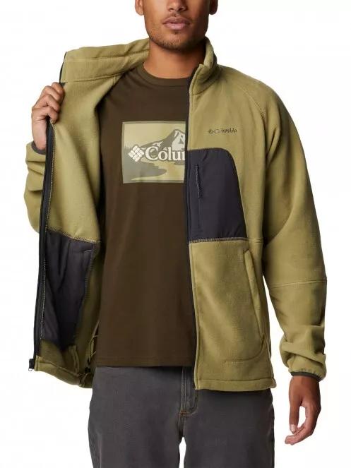 Columbia Rapid Expedition Full Zip Fleece férfi polár pulóver zöld színben 5