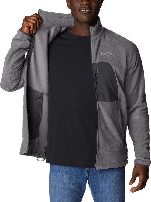 Columbia Rapid Expedition Full Zip Fleece férfi polár pulóver szürke színben 5