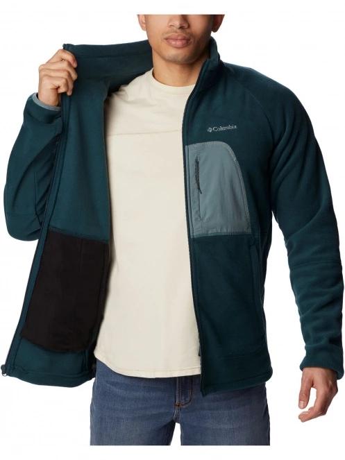 Columbia Rapid Expedition Full Zip Fleece férfi polár pulóver zöld színben 5