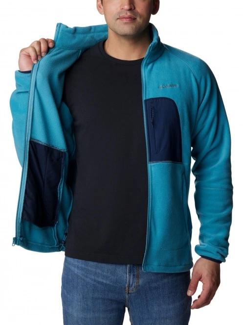 Columbia Rapid Expedition Full Zip Fleece férfi polár pulóver kék színben 5