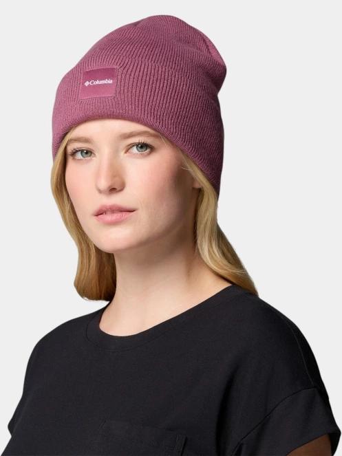 Columbia City Trek Heavyweight Beanie kötött sapka lila színben 2