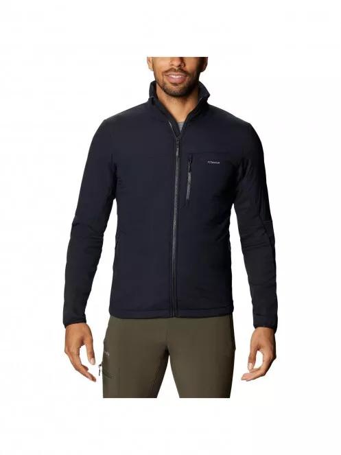 Columbia M Peak Pursuit Midlayer Hybrid férfi polár pulóver fekete színben 2