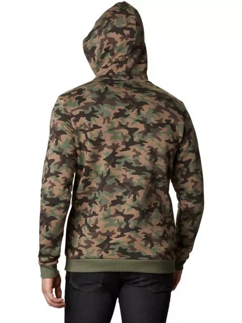 Columbia M Columbia Logo Printed Hoodie férfi kapucnis pulóver barna színben 3