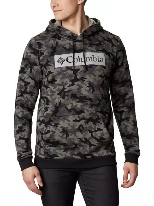 M Columbia Logo Printed Hoodie